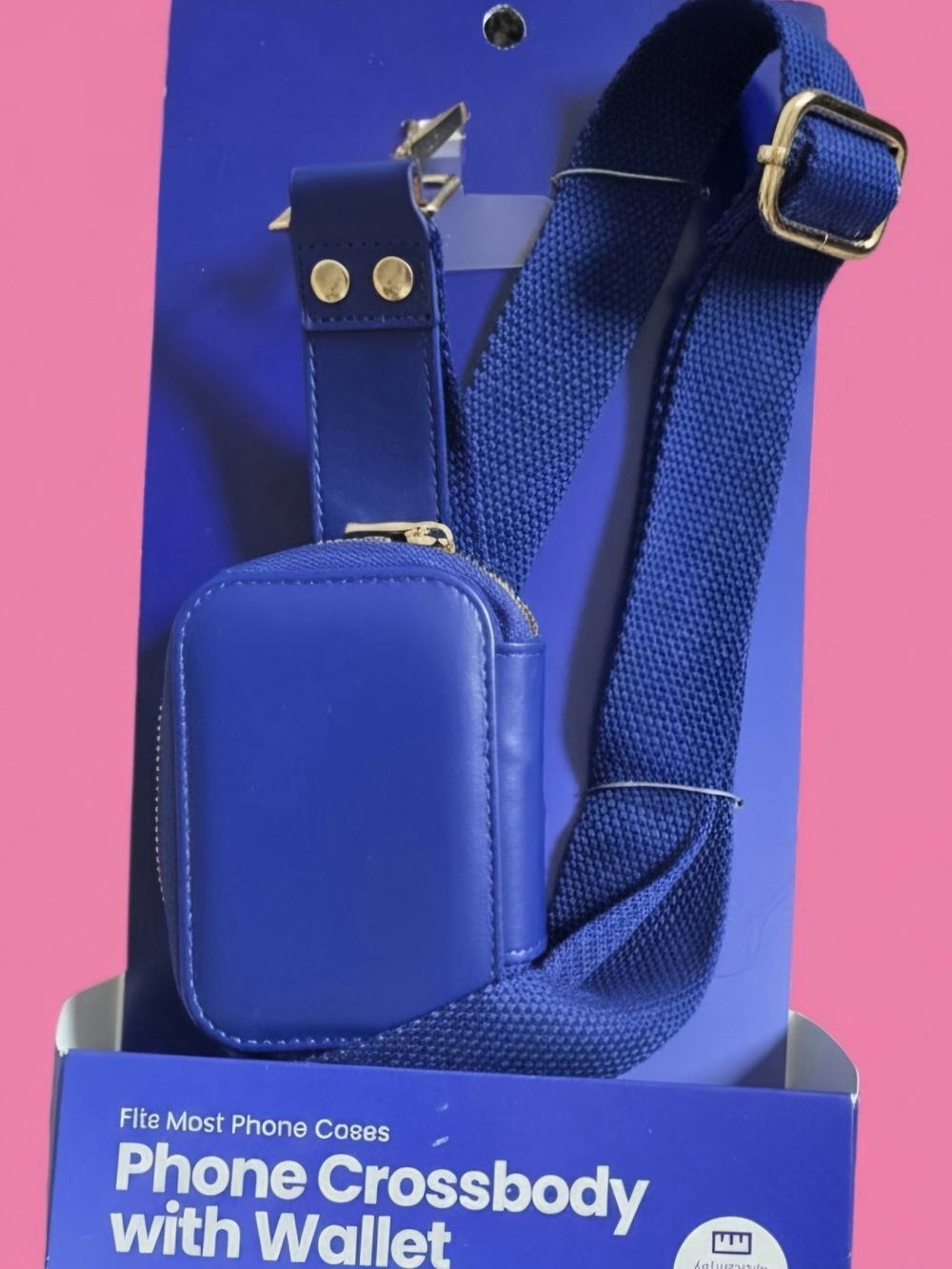 Blue Phone Crossbody with Wallet